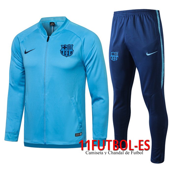 Nuevas Chandal Equipos De Futbol - Chaqueta FC Barcelona Azul 2021/2022