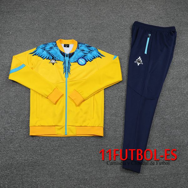 Solo Chandal Equipos De Futbol SSC Napoli Amarillo 2021/2022