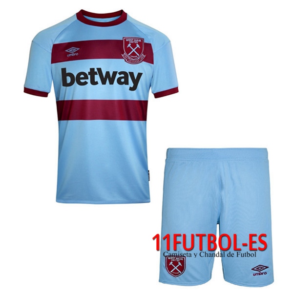 Nuevas Camiseta Futbol West Ham Ninos Primera 2020/2021